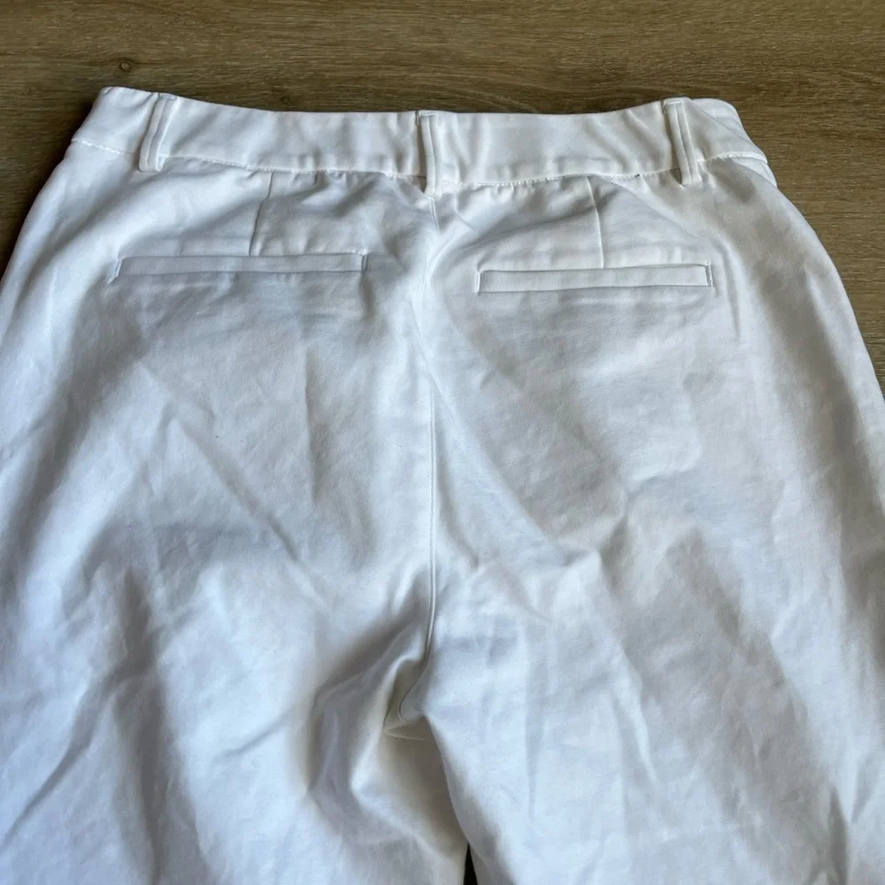 Lilly Pulitzer Gretchen High Rise Straight Leg Pants in Resort White SZ 6 - Picture 6 of 7